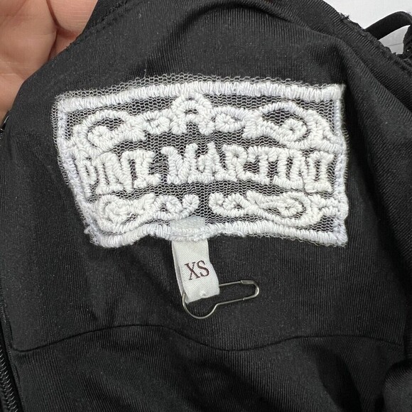 PINK MARTINI SPAGHETTI STRAP LACE MAXI DRESS SIZE XS - Picture 5 of 11